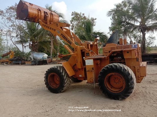 FROM JAPAN สินค้าเก่านอก ขายถูกด่วนๆ รถตักล้อยาง FURUKAWA FL80 (เทียบเท่า KOMATSU-507) มีเอกสารแจ้งจำหน่าย