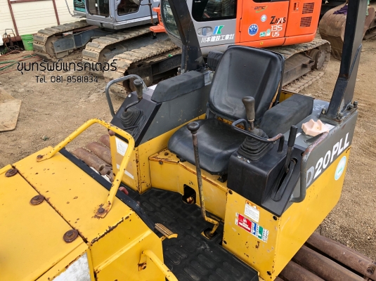 รถดัน Komatsu D2 D20PLL-7E รุ่นนิยม แทรคเมตร เก่าญี่ปุ่นไม่ผ่านการใช้งานในไทย นำเข้าเอง *ราคาไม่แพง* โทร 081-8581834