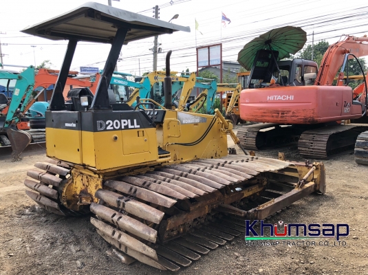 รถดัน Komatsu D2 D20PLL-7E รุ่นนิยม แทรคเมตร เก่าญี่ปุ่นไม่ผ่านการใช้งานในไทย นำเข้าเอง *ราคาไม่แพง* โทร 081-8581834
