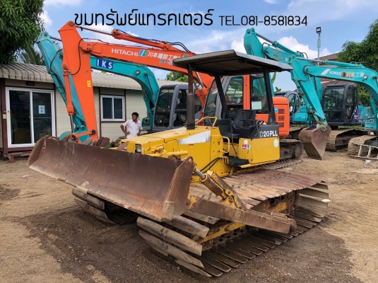 รถดัน Komatsu D2 D20PLL-7E รุ่นนิยม แทรคเมตร เก่าญี่ปุ่นไม่ผ่านการใช้งานในไทย นำเข้าเอง *ราคาไม่แพง* โทร 081-8581834