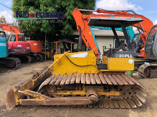 รถดัน Komatsu D2 D20PLL-7E รุ่นนิยม แทรคเมตร เก่าญี่ปุ่นไม่ผ่านการใช้งานในไทย นำเข้าเอง *ราคาไม่แพง* โทร 081-8581834