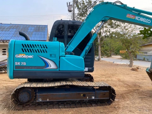 ขาย!! &gt;&gt;&gt; Kobelco Sk75 รุ่น 8 ไมล์ 3,500 ชั่วโมง สภาพนางฟ้า PMยังเหลือ มีวีดีโอให้ชม &lt;&l