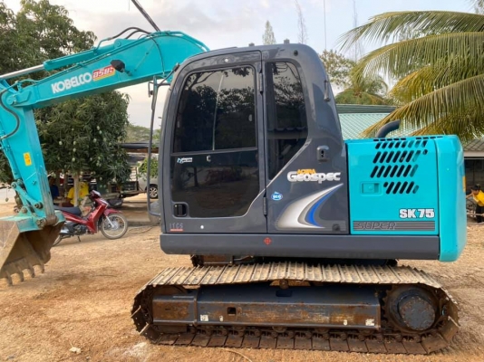 ขาย!! &gt;&gt;&gt; Kobelco Sk75 รุ่น 8 ไมล์ 3,500 ชั่วโมง สภาพนางฟ้า PMยังเหลือ มีวีดีโอให้ชม &lt;&l