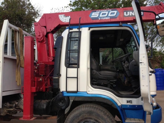 Hino eh700   เครน unic5ตัน 5ท่อน รถใช้งานอยู่   จ.ตาก อ.แม่สอด