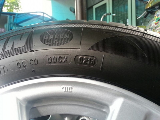 ล้อ14Brio 4รู100 + ยาง Michelin 175/65/14 ปี13 ป้ายแดง