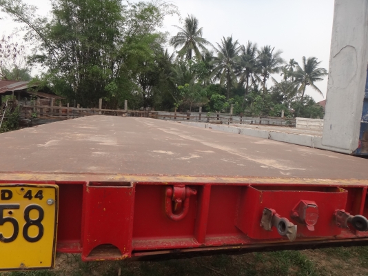 ขายด่วน   หางพื้นเรียบ  สามเพลาแท้เดิมๆ  พร้อมใช้  พร้อมขาย