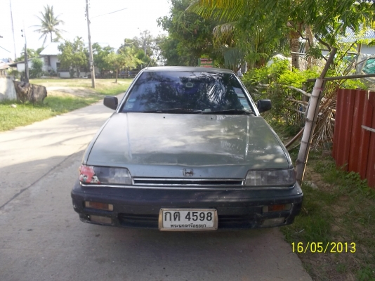 ขายเก๋งฮอนด้า เครื่องโตโยต้า  คาบูติตแกซลงเล่มแล้ว