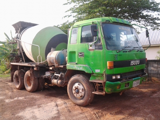Isuzu Rocky Cxz 330 2เพลา โม่ปูน 6 คิว เหลืองวด 410000