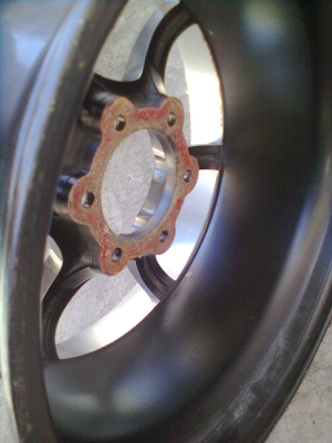 ขายแม็ก 6 รู ขอบ 17  หน้า8 หลัง9 สวยๆ 4 วง