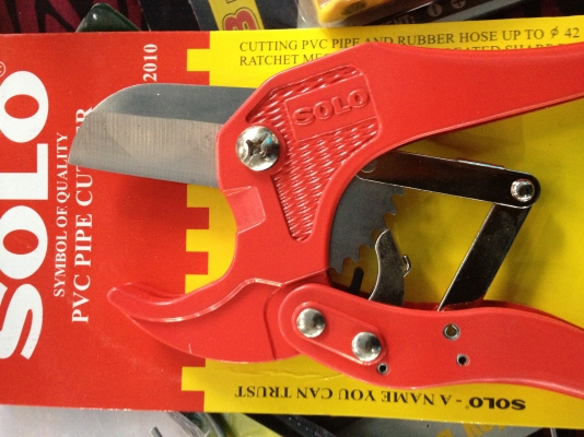 กรรไกรตัดท่อ PVC 1 1/2" SOLO กรรไกรตัดท่อ PVC 1 1/2" SOLO