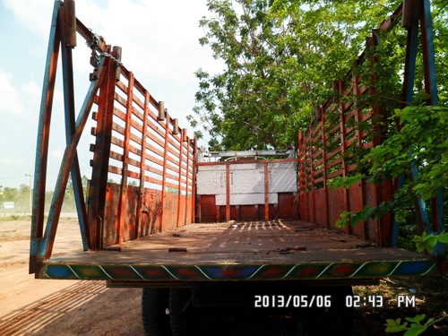 อีซูซุ กะบะรั้วเหล็กติดดั้มได้ 2เพลาจัมโบ้ใหญ่เครื่อง 175  081-1477722