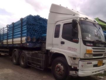 ขายหัวลาก พร้อมหางเทรลเลอร์ 3 เพลา ISUZU DECA EURO 2