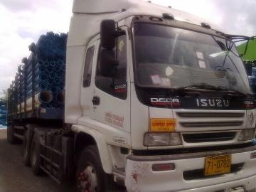 ขายหัวลาก พร้อมหางเทรลเลอร์ 3 เพลา ISUZU DECA EURO 2