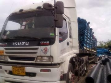 ขายหัวลาก พร้อมหางเทรลเลอร์ 3 เพลา ISUZU DECA EURO 2