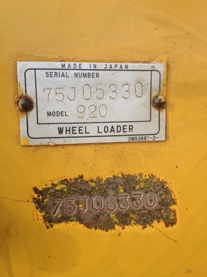 รถตักล้อยาง Caterpillar 920