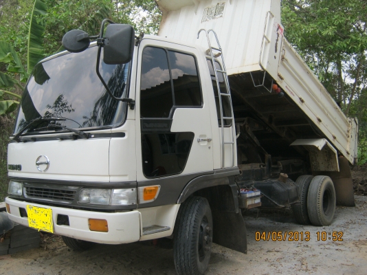 ( ขออนุญาติลงขายใหม่ค่ะ )ขายหกล้อดั้มดิน ฮีโน่195HO7DหัวJO กระจกไฟฟ้า รถประกอบ