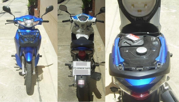 ขายHonda Wave 110I สตาร์ทมือ   รถปีเดียว พรบ.หมด เม.ย..56