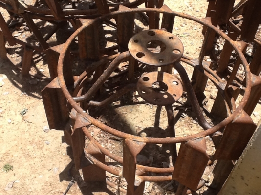 ล้อเหล็กประกบข้าง คูโบต้า KRT 140 สภาพดี เดิมๆ 4500 บาท