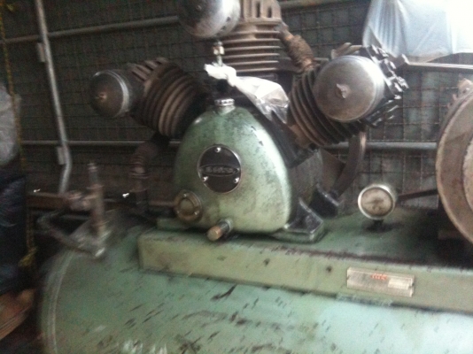 ขายปั๊มลม 5 HP 230 ลิตรมอเตอร์มิตซู 3 สาย พร้อมใช้ ส่งได้ทั่วประเทศ