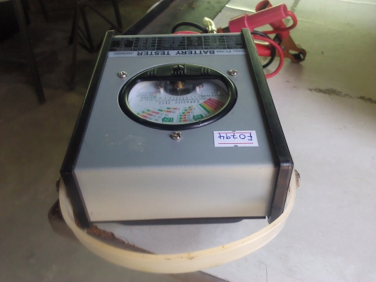 เครื่องวัดทดสอบแบตเตอรี่บอกถึงคุณภาพแบตเตอรี่นั้นๆได้วัดได้ 6-12 V.
