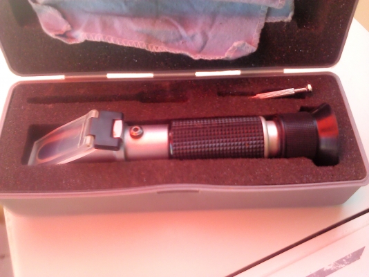 กล้องส่องเช็ดตรวจสอบค่าความหวาน