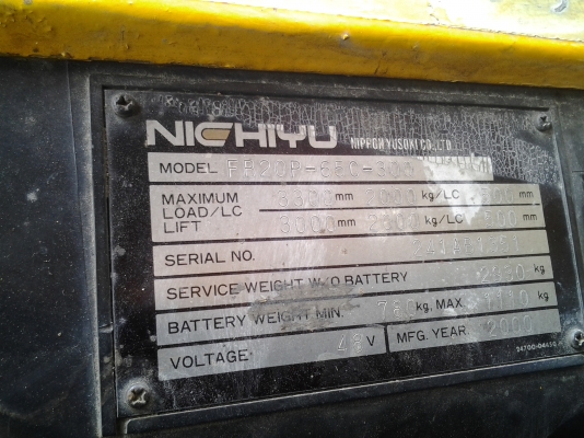 ฝากขายโฟคลิฟไฟฟ้าครับ สภาพสวยมาก แบตเตอรี่ดีไม่เสื่อม กิโลกรัมละ 23 บาท