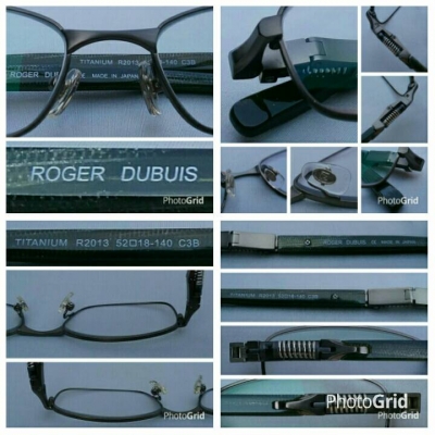 แว่นตาแนว 'สตีมพังค์' สายพันธุ์สวิสเซอร์แลนด์  'นอส - มือหนึ่ง'  สต็อคเก่าทศวรรษ 2010's  สุดยอดวัสดุ 'ไททาเนียม' + 'อะซีเทต - อนุพันธุ์เส้นใยฝ้าย'  เลนส์มัลติโค้ท  ค่าสายตา +150 &a