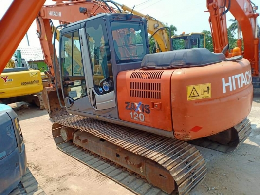ขายHITACHI ZX120-3 เก่านอกแท้ สภาพสวย แทรคนใหญ่ มีลายแย๊ก ใช้งานมาน้อยโทร 089-3818694 จ๊อย