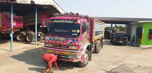 ⭐10ล้อดั้ม Isuzu Deca270 ปี49 Euroll เครื่องดำ ดั้มมิเนียม พร้อมใช้