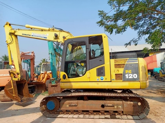 ขาย KOMATSU PC120-8 เก่านอกแท้  สภาพสวย แทรคนใหญ่  ใช้งานมา5,xxxชั่วโมง  โทร 089-3818694 จ๊อย
