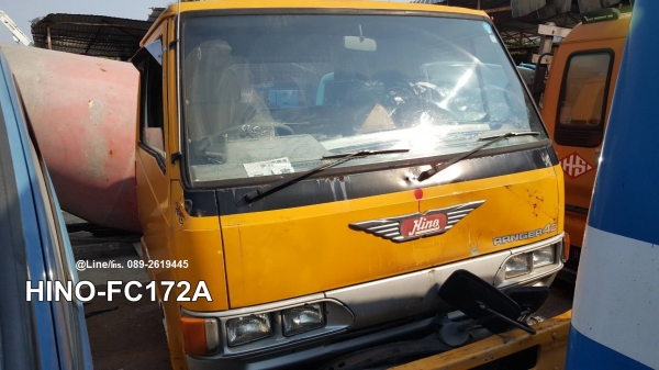 ขายหัวเก๋งHINO-FC172A สำหรับรถบรรทุก 6ล้อกลางรุ่นยกหัวได้, มีขาหลัง, คัสซี หัวกว้าง 1.95เมตร สามารถดัดแปลงใส่กับรถบรรทุกรุ่นอื่นๆ หรือใกล้เคียงกันได้ สินค้าเดิมๆเก่านอก ขายตามสภาพ