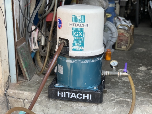 ขายปั๊มน้ำอัตโนมัติ Hitachi 300W 220V ไฟบ้าน สภาพสวยใหม่มาก ตรวจเช็คแรงดันเรียบร้อย ไม่มีรั่วซึม พร้อมใช้งาน ราคา 3,200 บาทพร้อมส่ง