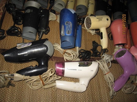 (งานช่างเหมากอง) ไดร์เป่าผม มียี่ห้อ Pansonic/ national/Philips/Braun/Black& Decker/Johnson (งานช่างเหมากอง) ไดร์เป่าผม มียี่ห้อ Pansonic/ national/Philips/Braun/Black& Decker/Johnson