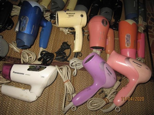 (งานช่างเหมากอง) ไดร์เป่าผม มียี่ห้อ Pansonic/ national/Philips/Braun/Black& Decker/Johnson (งานช่างเหมากอง) ไดร์เป่าผม มียี่ห้อ Pansonic/ national/Philips/Braun/Black& Decker/Johnson