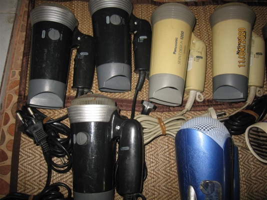 (งานช่างเหมากอง) ไดร์เป่าผม มียี่ห้อ Pansonic/ national/Philips/Braun/Black& Decker/Johnson (งานช่างเหมากอง) ไดร์เป่าผม มียี่ห้อ Pansonic/ national/Philips/Braun/Black& Decker/Johnson