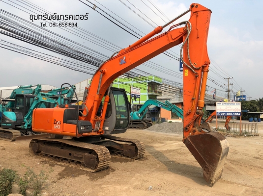 ขายรถแมคโค ฮิตาชิ ZX120-1 อาร์มพิเศษ รถสวยพร้อมใช้งาน นำเข้าเองโดยตรง โทร 081-8581834