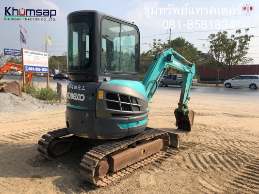 ขายรถขุด รถแบคโฮ SK30SR-3 โกเบ ตู้เก๋งรถสวยพร้อมใช้งาน โทร 081-8581834 แบงค์