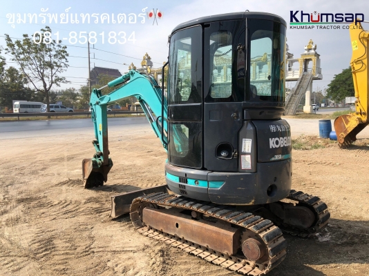 ขายรถขุด รถแบคโฮ SK30SR-3 โกเบ ตู้เก๋งรถสวยพร้อมใช้งาน โทร 081-8581834 แบงค์