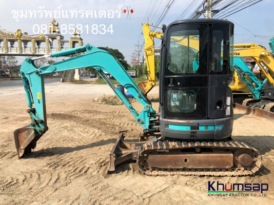 ขายรถขุด รถแบคโฮ SK30SR-3 โกเบ ตู้เก๋งรถสวยพร้อมใช้งาน โทร 081-8581834 แบงค์