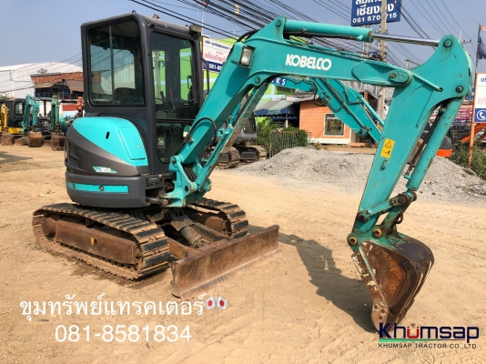 ขายรถขุด รถแบคโฮ SK30SR-3 โกเบ ตู้เก๋งรถสวยพร้อมใช้งาน โทร 081-8581834 แบงค์