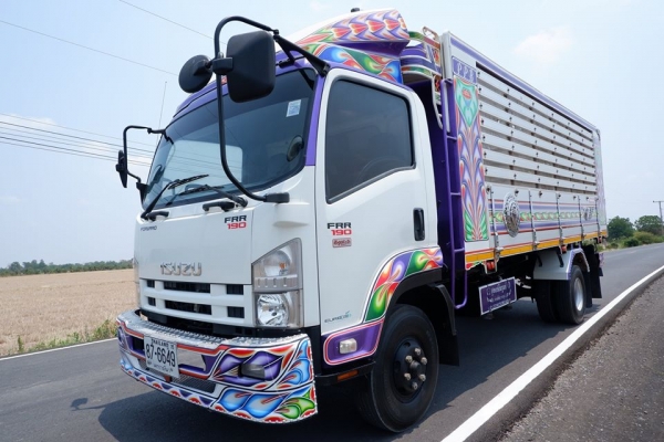 6 ล้อ ISUZU FRR190 แรง ไมล์ 47,000 กม.(แท้แน่นอน) กระบะมิเนียม - ดั้ม ยาว 5.7 ม. เจ้าของขายเอง