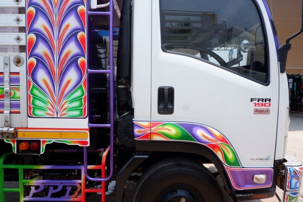 6 ล้อ ISUZU FRR190 แรง ไมล์ 47,000 กม.(แท้แน่นอน) กระบะมิเนียม - ดั้ม ยาว 5.7 ม. เจ้าของขายเอง