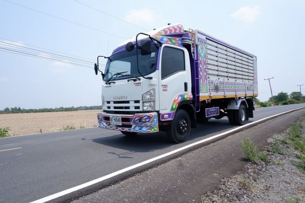 6 ล้อ ISUZU FRR190 แรง ไมล์ 47,000 กม.(แท้แน่นอน) กระบะมิเนียม - ดั้ม ยาว 5.7 ม. เจ้าของขายเอง