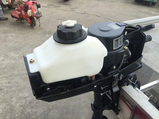 เรืออลูมิเนียม ท้องแบน กู้ภัยทหารญี่ปุ่น พร้อมเครื่อง MERCURY 2hp.