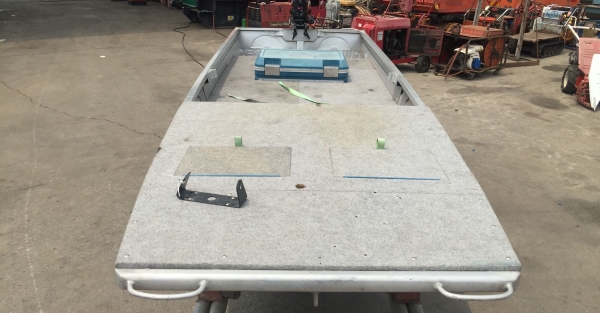 เรืออลูมิเนียม ท้องแบน กู้ภัยทหารญี่ปุ่น พร้อมเครื่อง MERCURY 2hp.