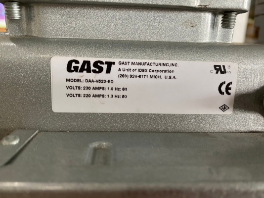 ปั้มสูญญากาศ Gast DAA Series