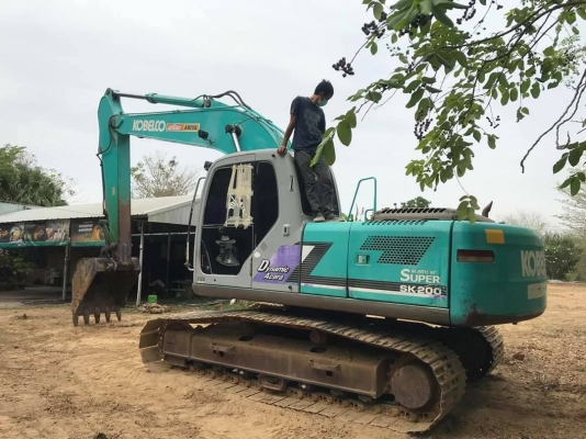 ⭐⭐⭐Kobelco 200-6 YN10 ใช้งาน 18,000ช.ม สวยมาก สีเดิม ไฟฟ้าครบเอวแน่น ช่วงล่างเต็ม เอกสารแจ้งจำหน่าย