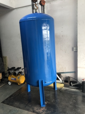 ถังพักลม ทำสีให้ใหม่ สวยๆ 1500 ลิตร พร้อมอุปกรณ์ ครบชุดไม่ต้อง ไปหาซื้อเพิ่ม