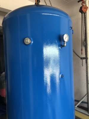 ถังพักลม ทำสีให้ใหม่ สวยๆ 1500 ลิตร พร้อมอุปกรณ์ ครบชุดไม่ต้อง ไปหาซื้อเพิ่ม