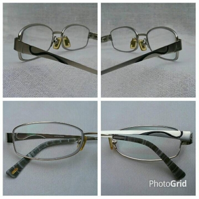 แว่นสายตาแนวโมเดิร์นอาร์ต  เลนส์มัลติโค้ทคุณภาพสูง  ใสปิ๊ง +150  เจแปนิสแฮนด์เมดทศวรรษ 2010's   สภาพเทพ / ใหม่กริ๊บ !  ราคาพิเศษ Authentic KATAYAMA handmade in Japan